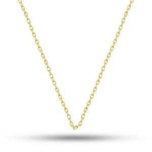 Gümüş Gold 0.30 Mikron 50 Cm Forse Kadın Zincir