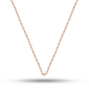 Gümüş Rose 0.30 Mikron 45 Cm Forse Kadın Zincir