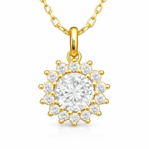 Gümüş Gold Minimal Yuvarlak Anturaj Kadın Kolye